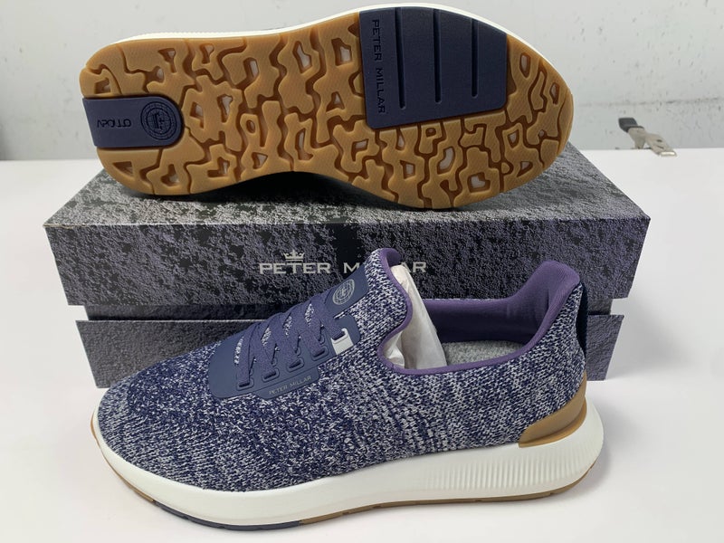 Peter Millar Hyperlight Apollo Sneaker Shoes Blue Men's SZ 8.5 (MA21EF11)