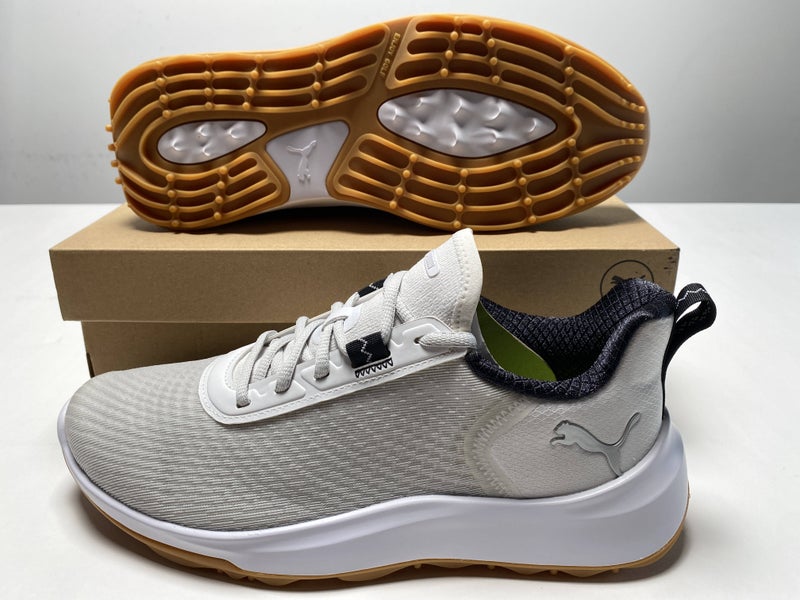 Puma Fusion Crush Sport Waterproof Golf Shoes Gray Men's SZ 9 (379204 06)