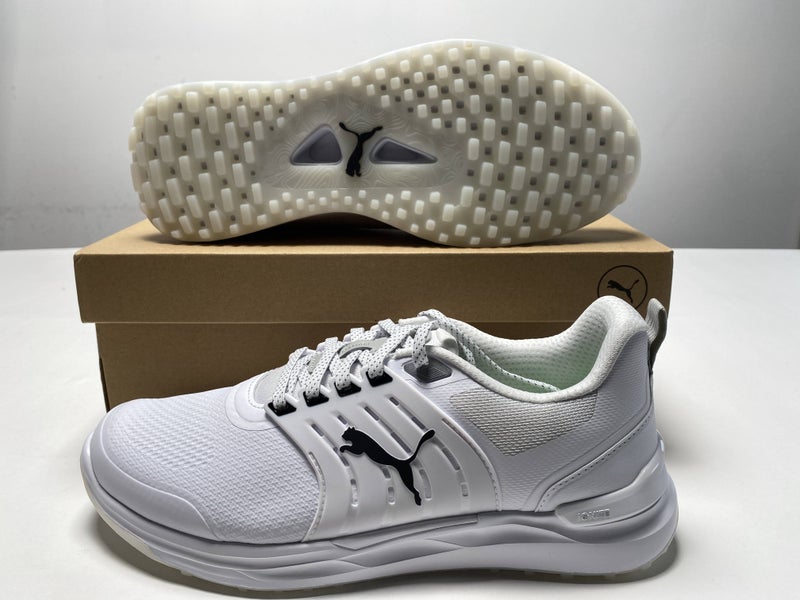 Puma Ignite Elevate 2 Waterproof Golf Shoes White Men's SZ 9 (310243 07)