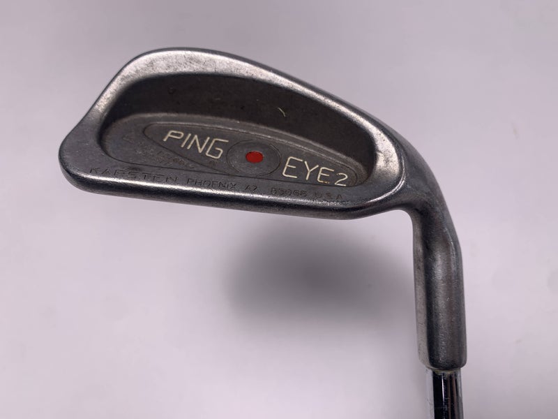 Ping Eye 2 Single 9 Iron Red Dot 1* Flat Karsten ZZ-Lite Regular Steel Mens RH