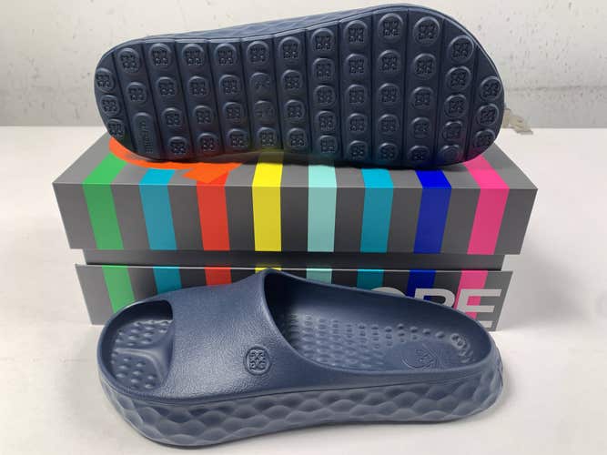 G/Fore Unisex G/Slide Street Shoes Navy Blue Men's SZ 9 (G4MA23F26)