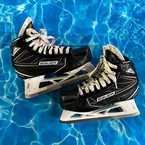 Intermediate Bauer Supreme S170 Hockey Goalie Skates Regular Width Size 4 (Used)