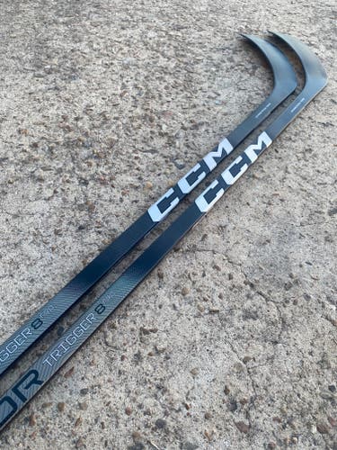 2 Pack CCM Trigger 8 Pro Stock Hockey Stick Grip 85 Flex P90 Right 6846