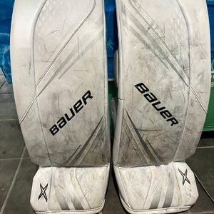 Large Junior Bauer X2.7 Goalie Leg Pads (Used)