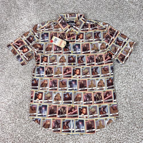 Star Wars X RSVLTS Shirt Mens Medium Episode 3 Revenge Sith Trading Card Movie