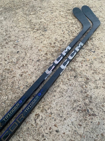 2 Pack CCM Trigger 9 PRO Pro Stock Hockey Stick Grip 75 Flex P28 Left 6861