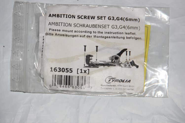 NEW Ski Bindings ScrewsNEW Ski Bindings Screws Tyrolia Ambition Screw set G3/ G4