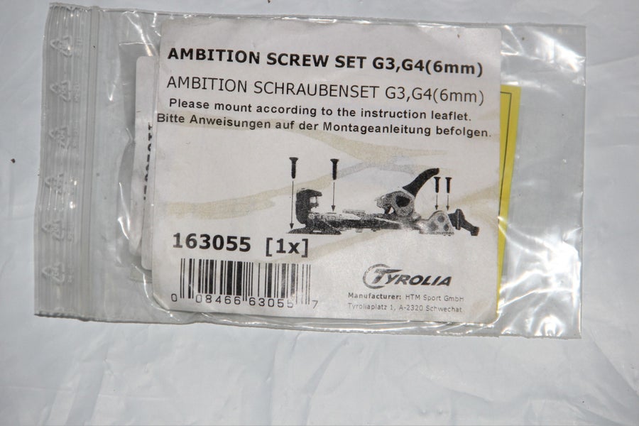 NEW Ski Bindings ScrewsNEW Ski Bindings Screws Tyrolia Ambition Screw set G3/ G4