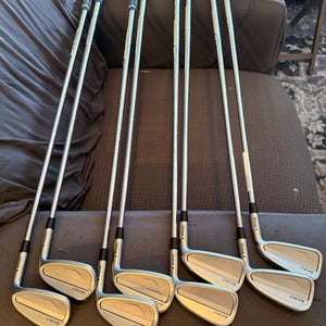 Men's Ping i230 Right Handed Iron Set Stiff Flex (8 Clubs) #4 - #9, PW, GW Steel Shaft (Used)