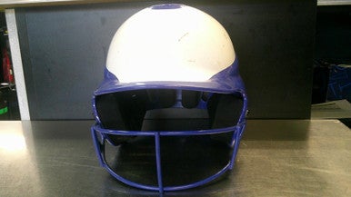 Used RIP-IT VISION Batting Helmet w/Mask Royal Blue MD 11868-S000066525