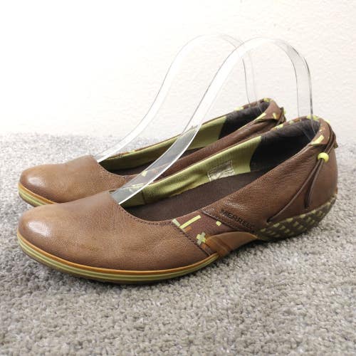 Merrell Elles Ballet Flat Womens Size 7 Shoes Brown Comfort Slip On J46328