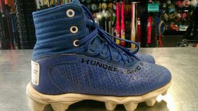 Used Under Armour Jr FB Cleats Royal Blue Junior 02.5 11868-S000066469