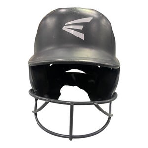 Used Easton SOFTBALL HELMET Batting Helmet w/Mask Grey SM 11375-S000369209