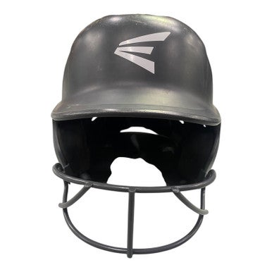 Used Easton SOFTBALL HELMET Batting Helmet w/Mask Grey SM 11375-S000369209
