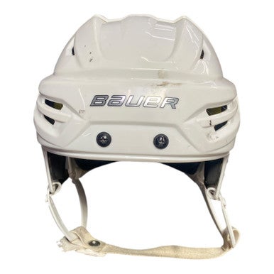Used Bauer RE-AKT 95 NO HECC Hockey Helmet Only White MD 11375-C000369372
