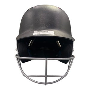 Used Easton BLACK SOFTBALL Batting Helmet w/Mask Black S/M 11375-S000369158