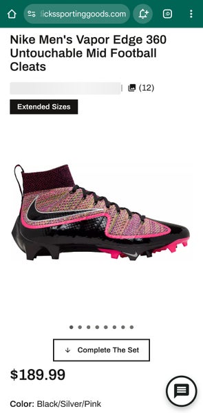 Men's Nike Vapor Edge 360 Untouchable Cleats
