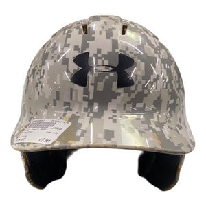 Used Under Armour CAMO Batting Helmet No Mask Grey S/M 11375-S000368893