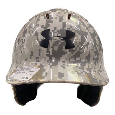 Used Under Armour CAMO Batting Helmet No Mask Grey S/M 11375-S000368893