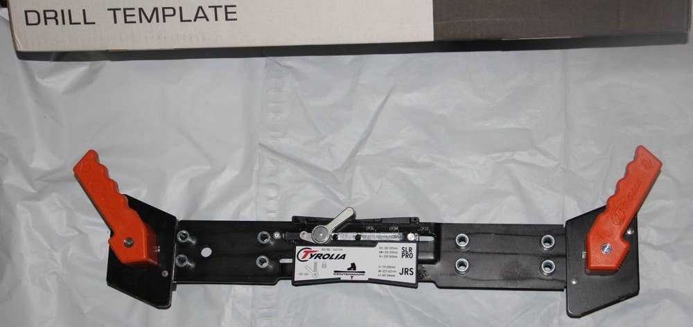 Tyrolia Ski Binding Mounting Template jig Template JRS/SLR Pro (59-108mm)