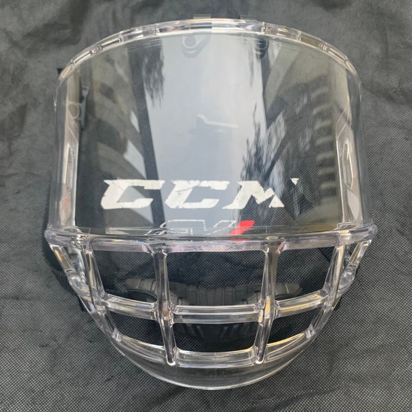 CCM FV1 Senior Clear Full Face Mask/Shield/Bubble/Fish Bowl with Hardware  *Read Full Description*