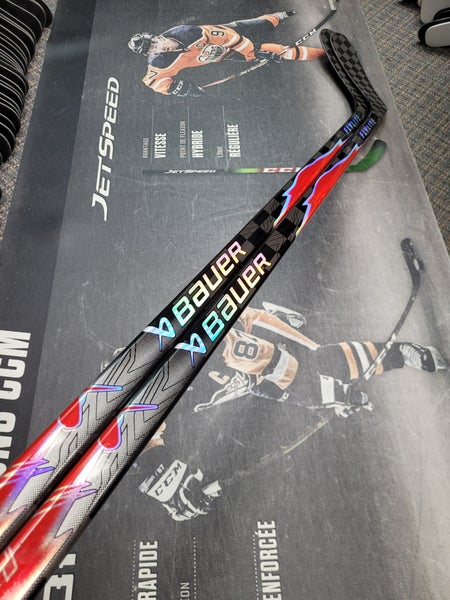 2 PACK | P92 | 70 Flex NEW! Senior Bauer Vapor FlyLite Left Hand Hockey Sticks Pro Stock