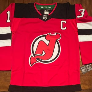New Jersey Devils Nico Hischier Red Jersey Adult Large (50) NWT