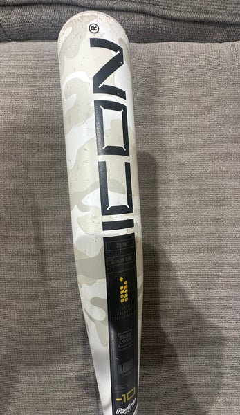 2025 Rawlings Icon Composite USSSA Certified Bat (-10) 19 oz 29" (Used)