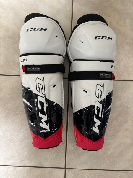 Senior CCM Jetspeed FT485 14" Shin Pads (Used)
