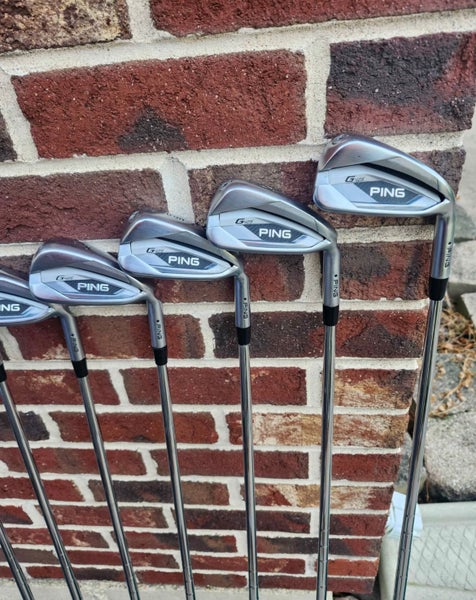 PING Black Dot G425 IRON SET 4-P,U (8 CLUBS) DGR300 105 regular steel shafts NEW GRIPS EXCELLENT