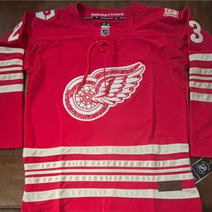 Detroit Red Wings Lucas Raymond #23 100 Year Centennial Jersey Adult Large (52)