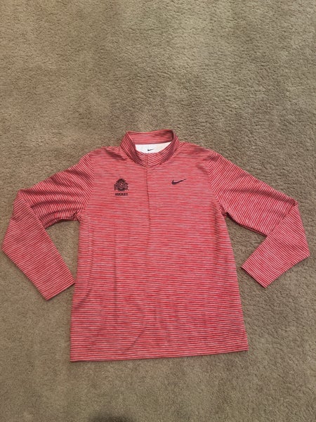 Ohio State Hockey Golf Quarter Zip Men's Large Nike Sweatshirt (Used)