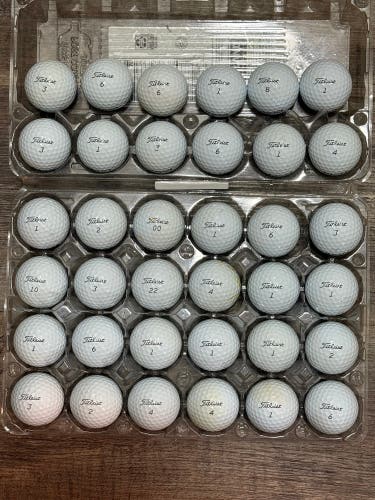 36 Titleist Pro V1 Practice Golf Balls (2025 Pro V1 Model)