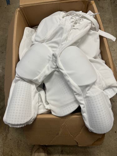 White Unisex XXL Adult Alleson Game Pants (New)