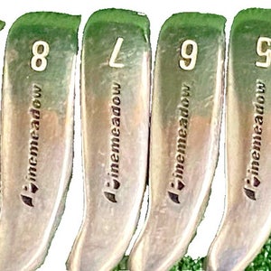 Pinemeadow PGX Iron Set 4h,5-PW LH Men's Stiff Steel 5i 37.5" New Jumbo Grips