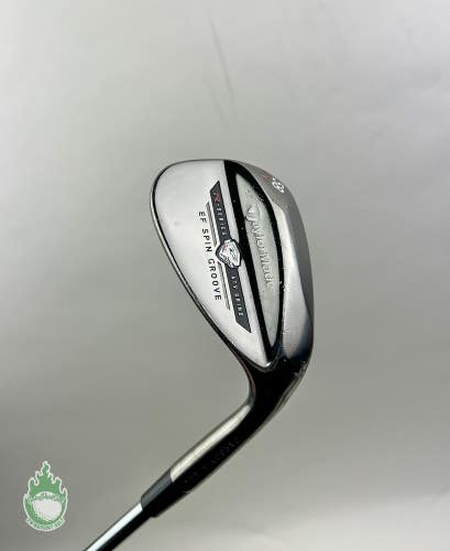 RH TaylorMade TP R Series EF Spin Groove Dark PVD 58*-13 KBS Wedge Flex Steel