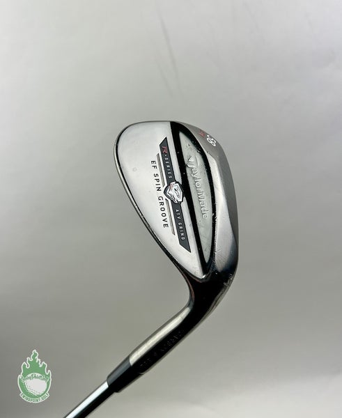 RH TaylorMade TP R Series EF Spin Groove Dark PVD 58*-13 KBS Wedge Flex Steel