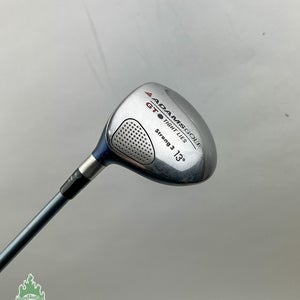 LEFT Hand Adams GT Tight Lies 13* Strong 3 Wood UltraLite Graphite Golf Club