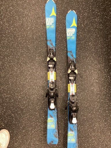 Used Atomic VANTAGE JUNIOR Boys DH Ski/Binding Royal Blue 130 cm 11851-S000040204