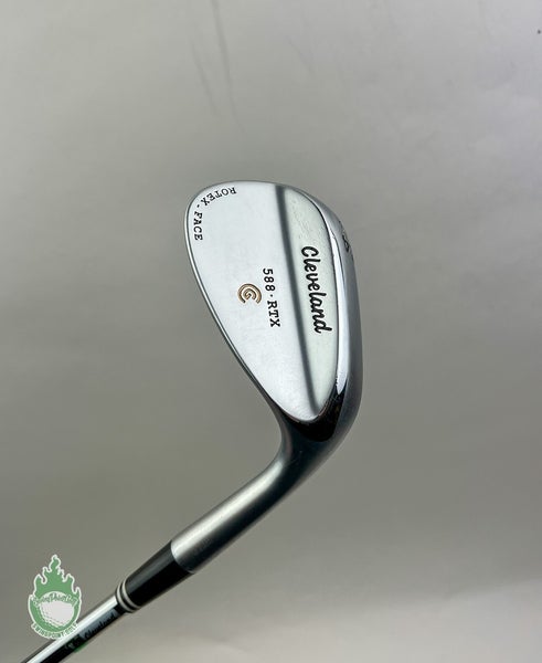 Used RH Cleveland 588 RTX Rotex Face Wedge 54*-12 Wedge Flex Steel Golf