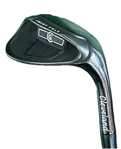 Cleveland Smartsole Sand Wedge 58 Black Finish RH Traction Stiff Steel 35 Nice