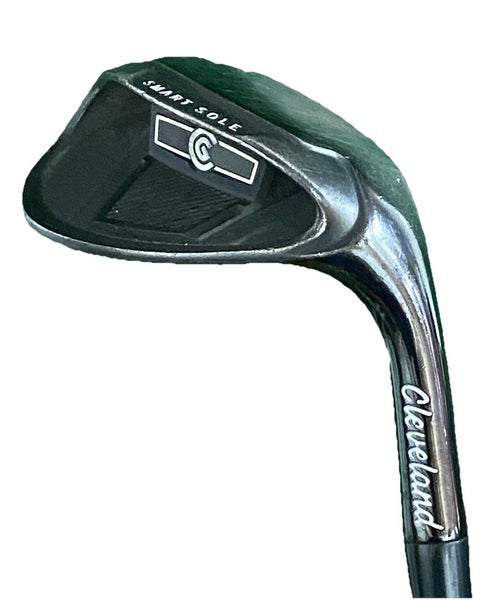 Cleveland Smartsole Sand Wedge 58 Black Finish RH Traction Stiff Steel 35 Nice