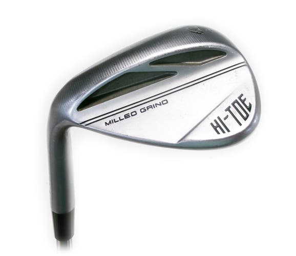 LH TaylorMade Milled Grind Hi-Toe 60* Lob Wedge KBS Hi-Rev 2.0 115 Stiff Flex