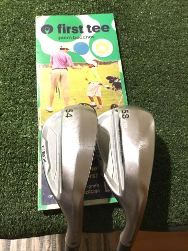 Cleveland CBX Wedge Set (54* SW & 58* LW) Wedge Flex Steel & Graphite Shafts