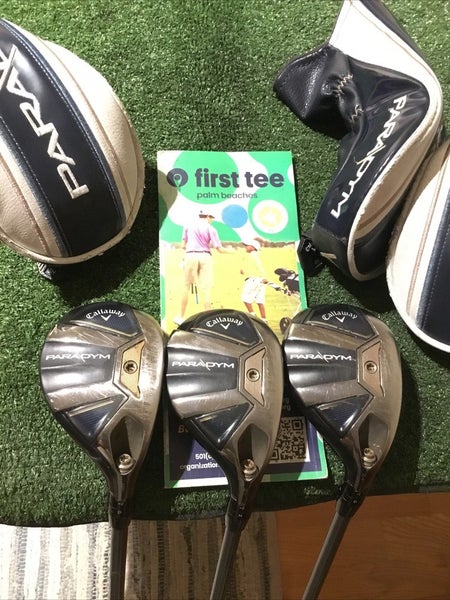 Callaway Paradym Hybrids Set (3H, 4H, 5H) Regular HZRDUS 65g Graphite Shafts