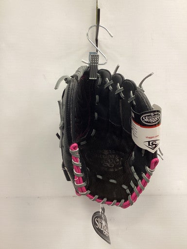 Used Louisville Slugger DV14-HP BB/SB Glove RH Throw Black And Purple 11 1/2" 11851-S000039994