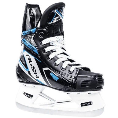 Used RUSH RAZOR R4 PRO SKATES Junior Hockey Skate Royal Blue Junior 04 11698-C000238986