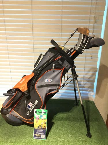 USKG WT-20u Juniors Set Driver,HY,6i, 7i, PW, SW, Putter TS51 Graphite&Stand Bag