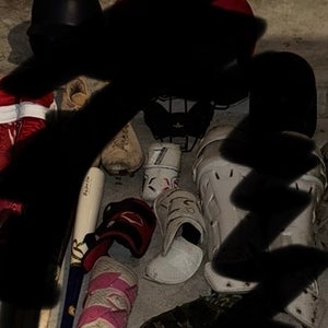 White EvoShield Leg guard Shin Guards (Used)