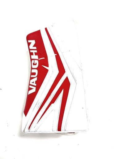 Used Vaughn SLR4 INT BLOCKER Inter Goalie Blocker White And Red 11860-S000301007